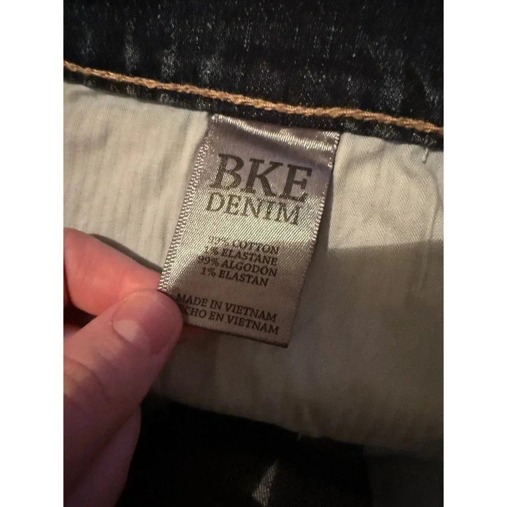 BKE NWT Seth Straight Leg Jeans‎ Men's 34x30 Dark Wash Stretch Classic Fit